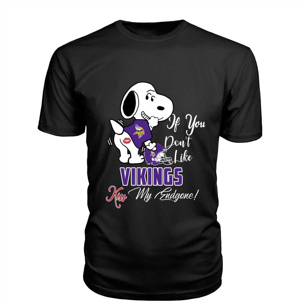 Nfl Minnesota Vikings Snoopy Dog Kiss My Endgone Shirt